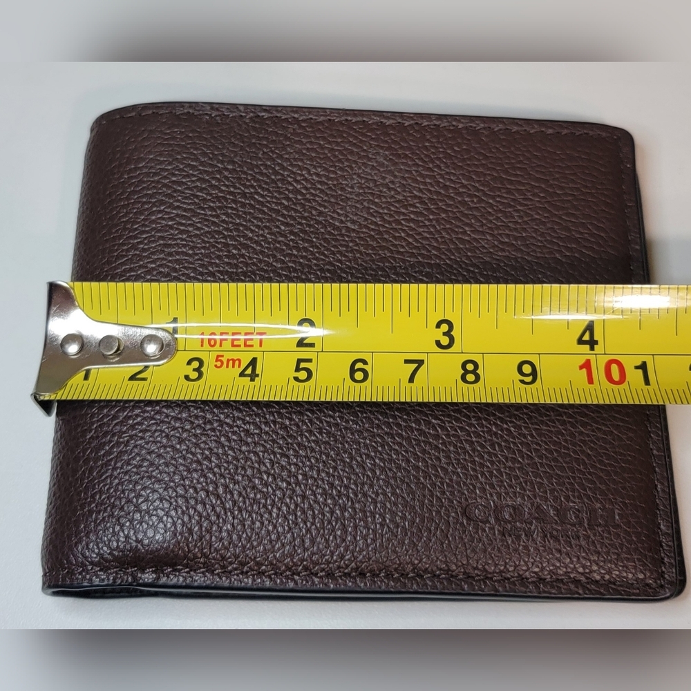 COACH Brown Leather Wallet - Picture 11 of 12